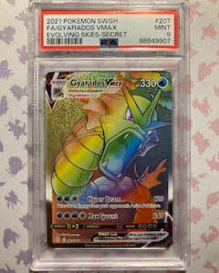 Gyarados Rainbow Vmax PSA 9 207/203