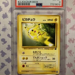 Pikachu Bulbasaur deck (1999) PSA 8