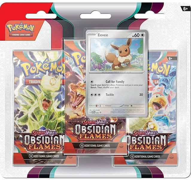Obsidian flames 3 pack blister
